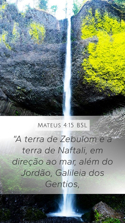 Mateus 4:15 BSL Bible Verse Image