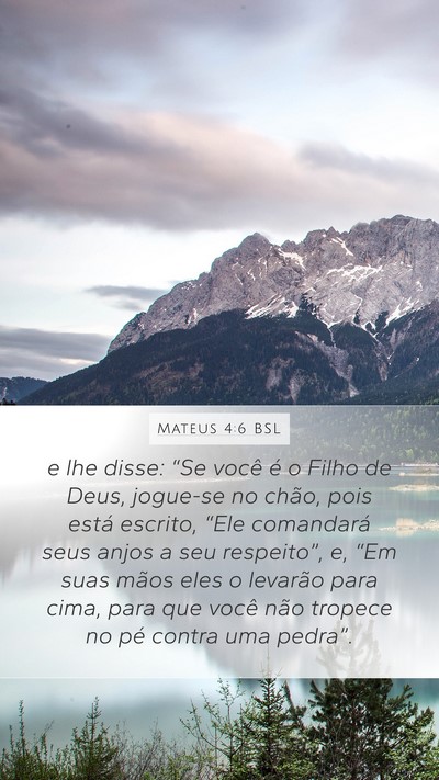 Mateus 4:6 BSL Bible Verse Image