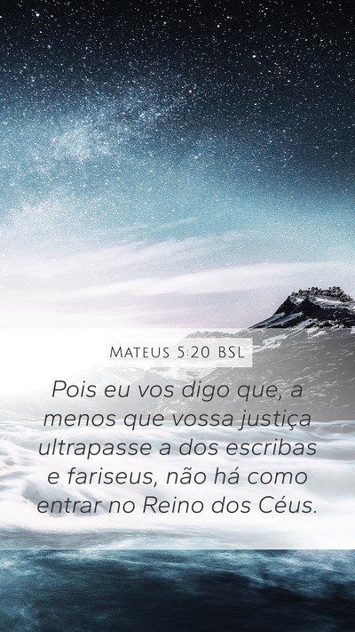 Mateus 5:20 BSL Bible Verse Image