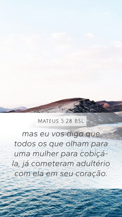 Mateus 5:28 BSL Bible Verse Image