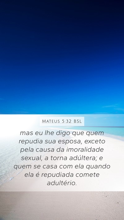 Mateus 5:32 BSL Bible Verse Image