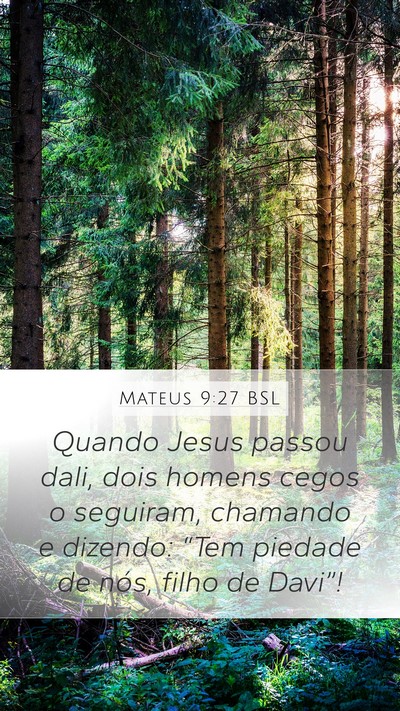 Mateus 9:27 BSL Bible Verse Image