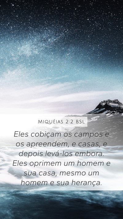 Miquéias 2:2 BSL Bible Verse Image