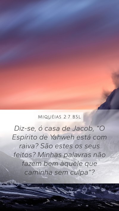 Miquéias 2:7 BSL Bible Verse Image