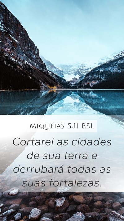 Miquéias 5:11 BSL Bible Verse Image