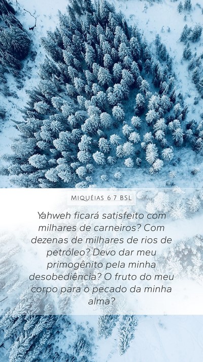 Miquéias 6:7 BSL Bible Verse Image