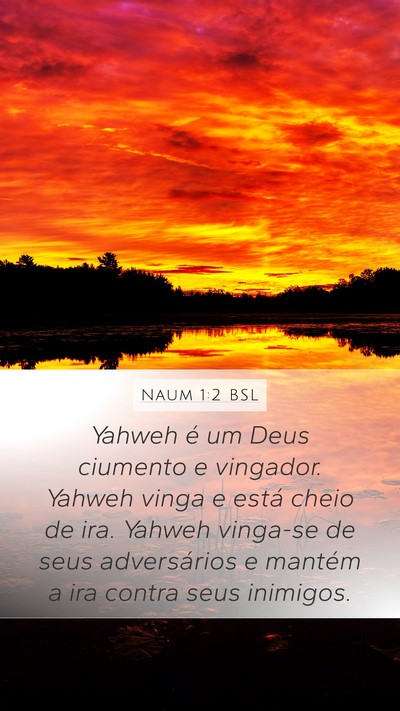 Naum 1:2 BSL Bible Verse Image
