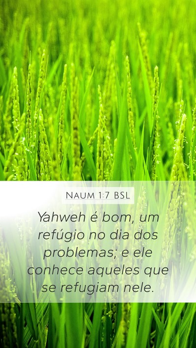 Naum 1:7 BSL Bible Verse Image