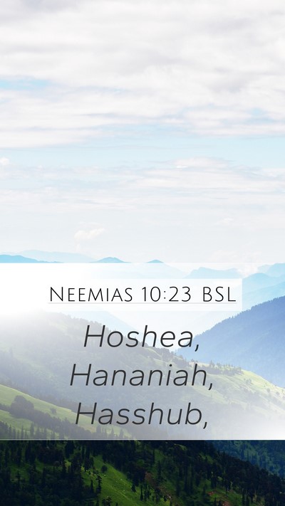 Neemias 10:23 BSL Bible Verse Image