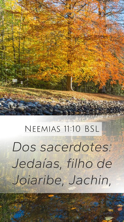 Neemias 11:10 BSL Bible Verse Image