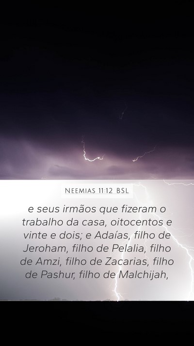 Neemias 11:12 BSL Bible Verse Image