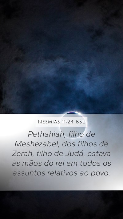Neemias 11:24 BSL Bible Verse Image