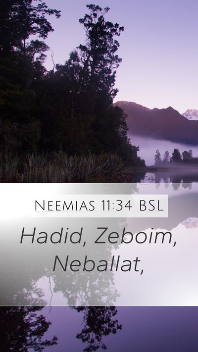 Neemias 11:34 BSL Bible Verse Image