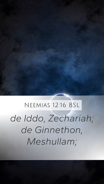 Neemias 12:16 BSL Bible Verse Image