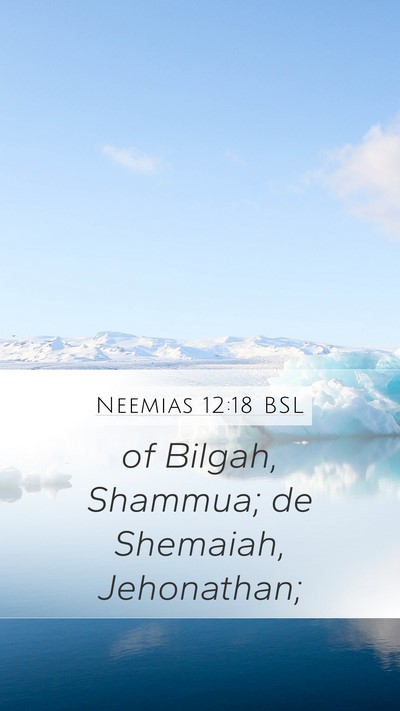 Neemias 12:18 BSL Bible Verse Image