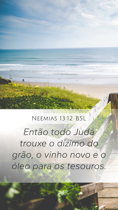 Neemias 13:12 BSL Bible Verse Image