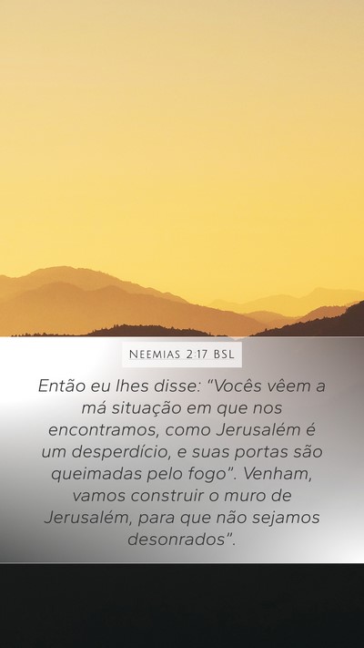 Neemias 2:17 BSL Bible Verse Image