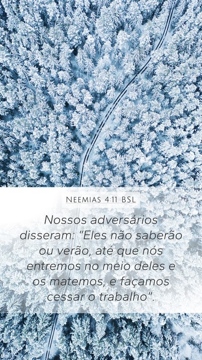 Neemias 4:11 BSL Bible Verse Image