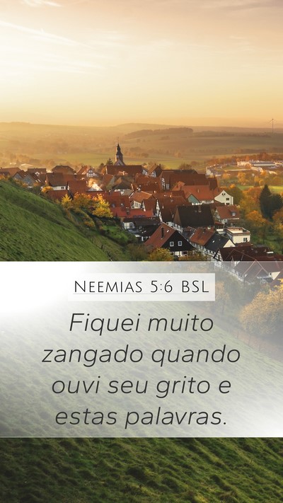 Neemias 5:6 BSL Bible Verse Image