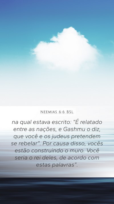 Neemias 6:6 BSL Bible Verse Image