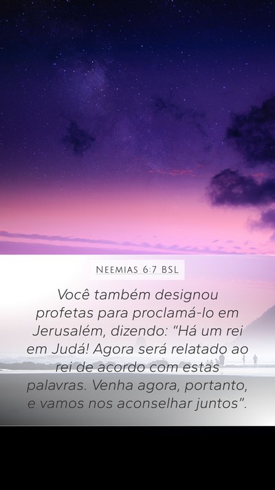 Neemias 6:7 BSL Bible Verse Image