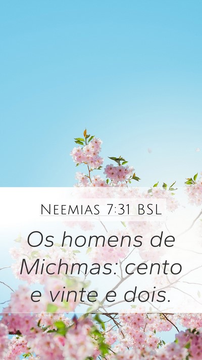 Neemias 7:31 BSL Bible Verse Image