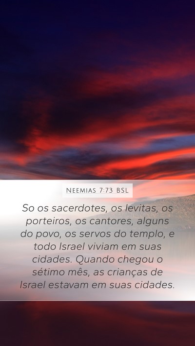 Neemias 7:73 BSL Bible Verse Image