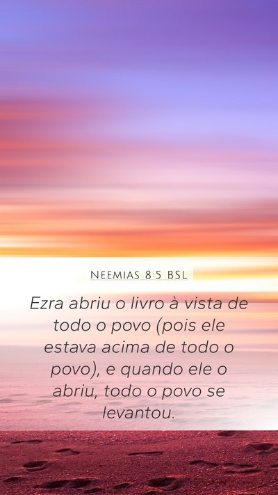 Neemias 8:5 BSL Bible Verse Image