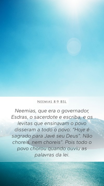 Neemias 8:9 BSL Bible Verse Image