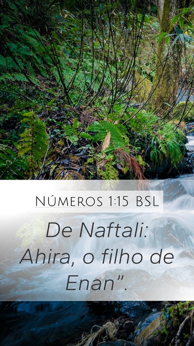 Números 1:15 BSL Bible Verse Image