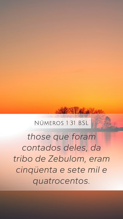Números 1:31 BSL Mobile Phone Wallpaper - those que foram contados deles, da tribo de - Mobile Bible Verse Wallpaper