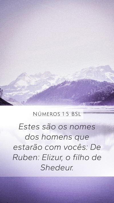 Números 1:5 BSL Mobile Phone Wallpaper - Estes são os nomes dos homens que estarão com - Mobile Bible Verse Wallpaper