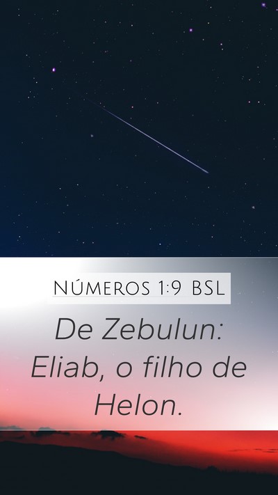 Números 1:9 BSL Bible Verse Image