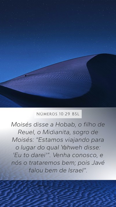 Números 10:29 BSL Bible Verse Image