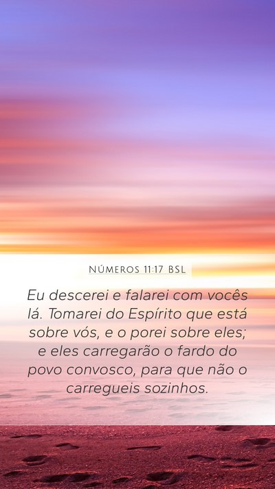 Números 11:17 BSL Bible Verse Image