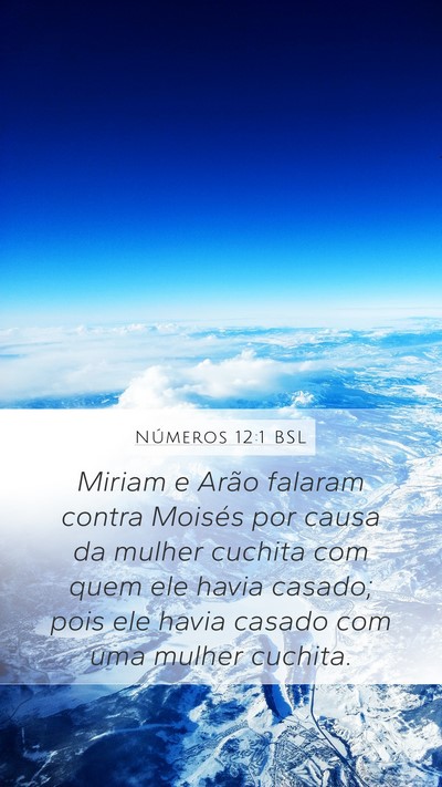 Números 12:1 BSL Bible Verse Image