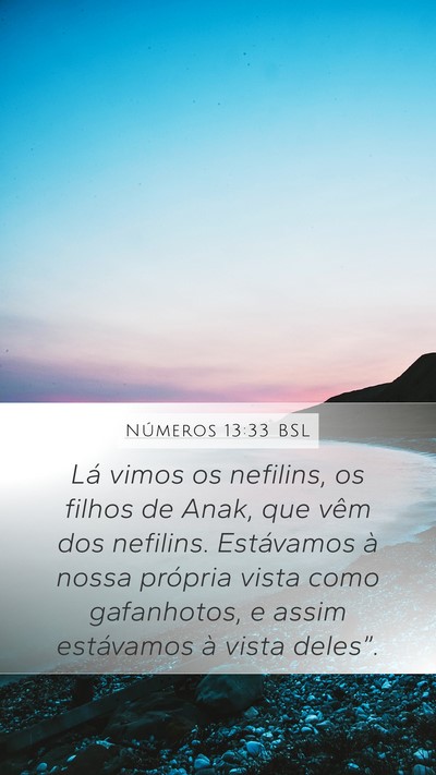 Números 13:33 BSL Bible Verse Image