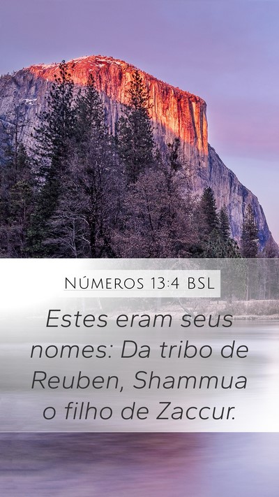Números 13:4 BSL Bible Verse Image