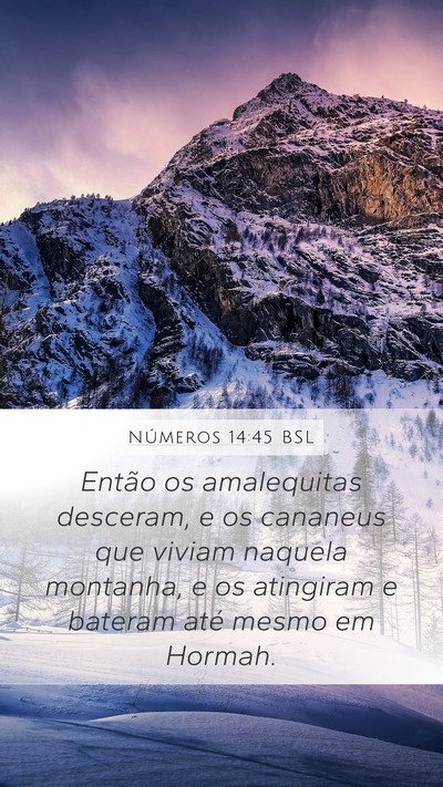 Números 14:45 BSL Bible Verse Image