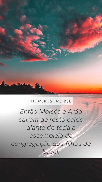 Números 14:5 BSL Bible Verse Image