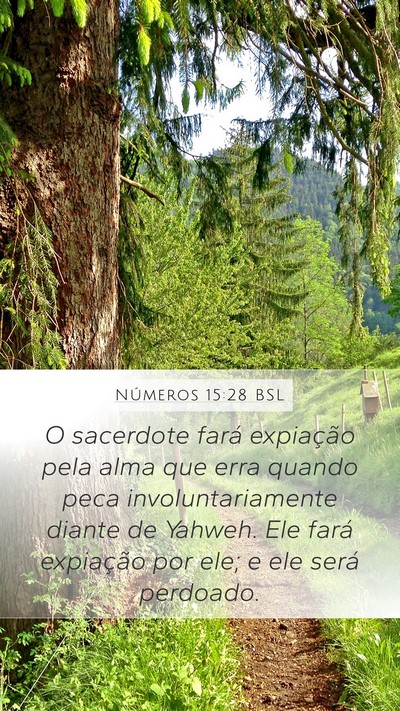 Números 15:28 BSL Bible Verse Image