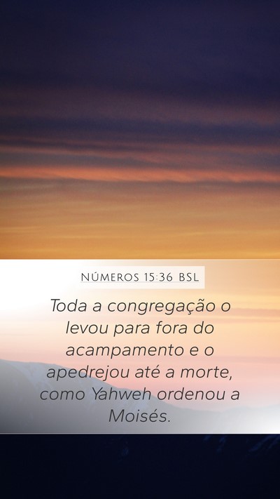 Números 15:36 BSL Bible Verse Image