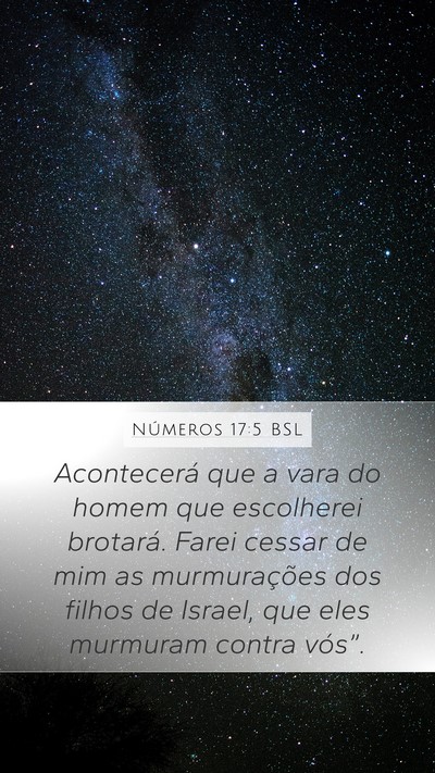 Números 17:5 BSL Bible Verse Image