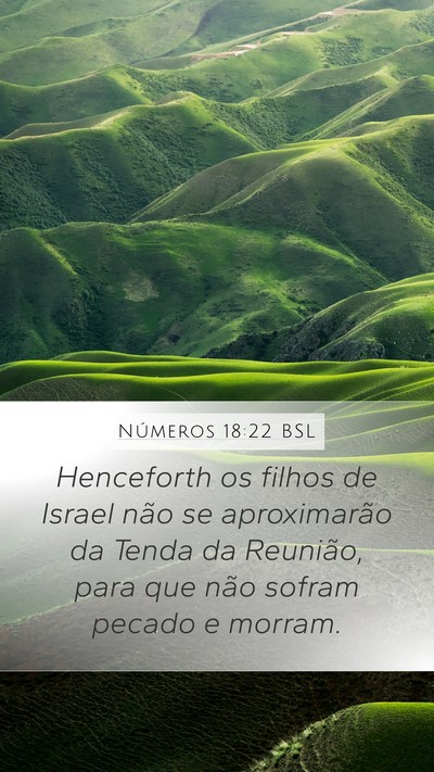 Números 18:22 BSL Bible Verse Image