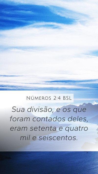 Números 2:4 BSL Bible Verse Image