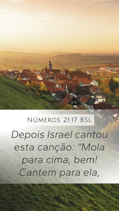 Números 21:17 BSL Bible Verse Image