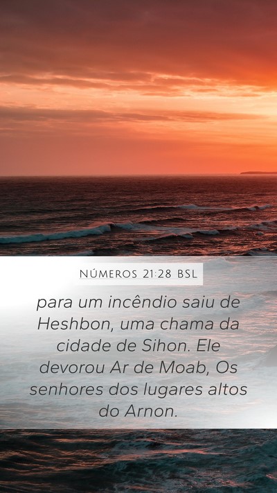Números 21:28 BSL Bible Verse Image