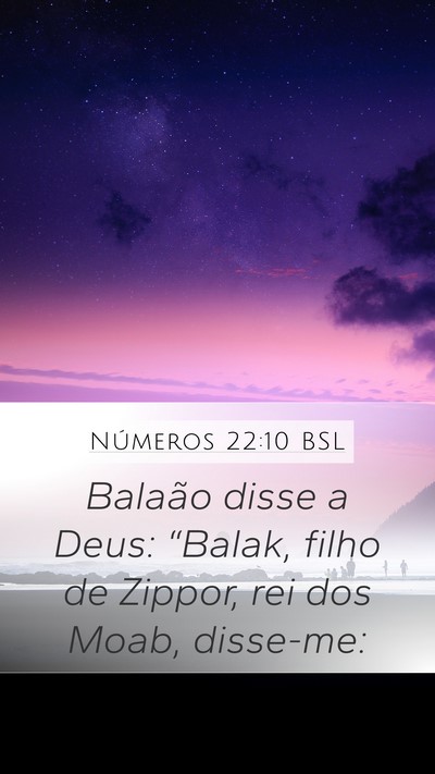 Números 22:10 BSL Bible Verse Image