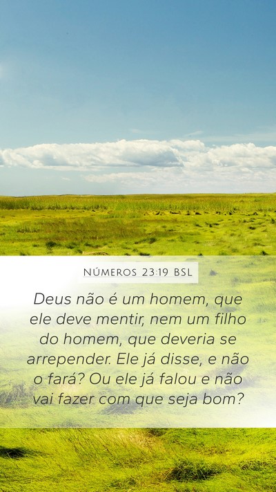 Números 23:19 BSL Bible Verse Image