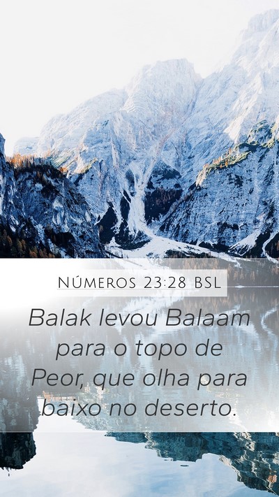 Números 23:28 BSL Bible Verse Image